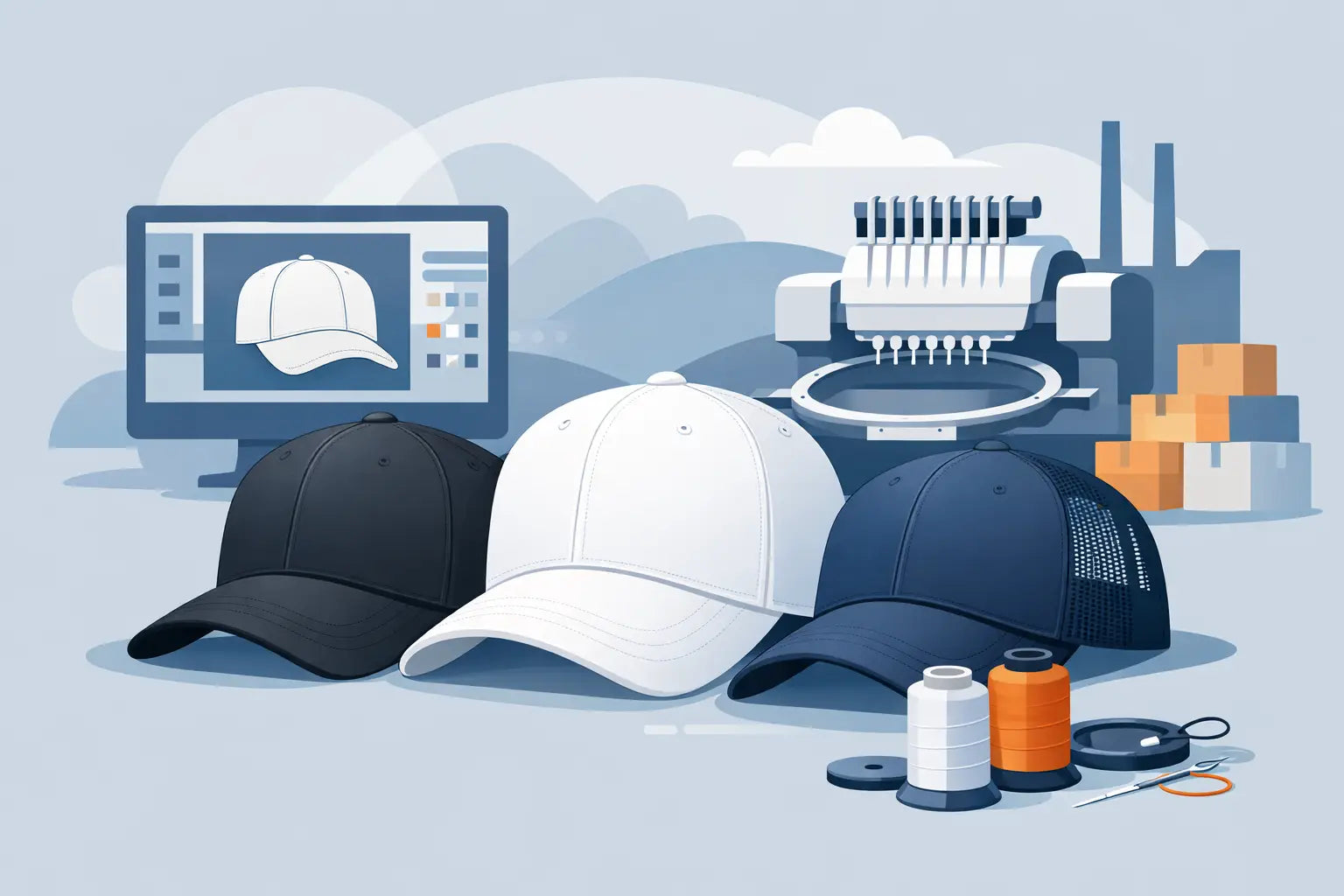 Best Wholesale Caps for Logos That Decorate Well