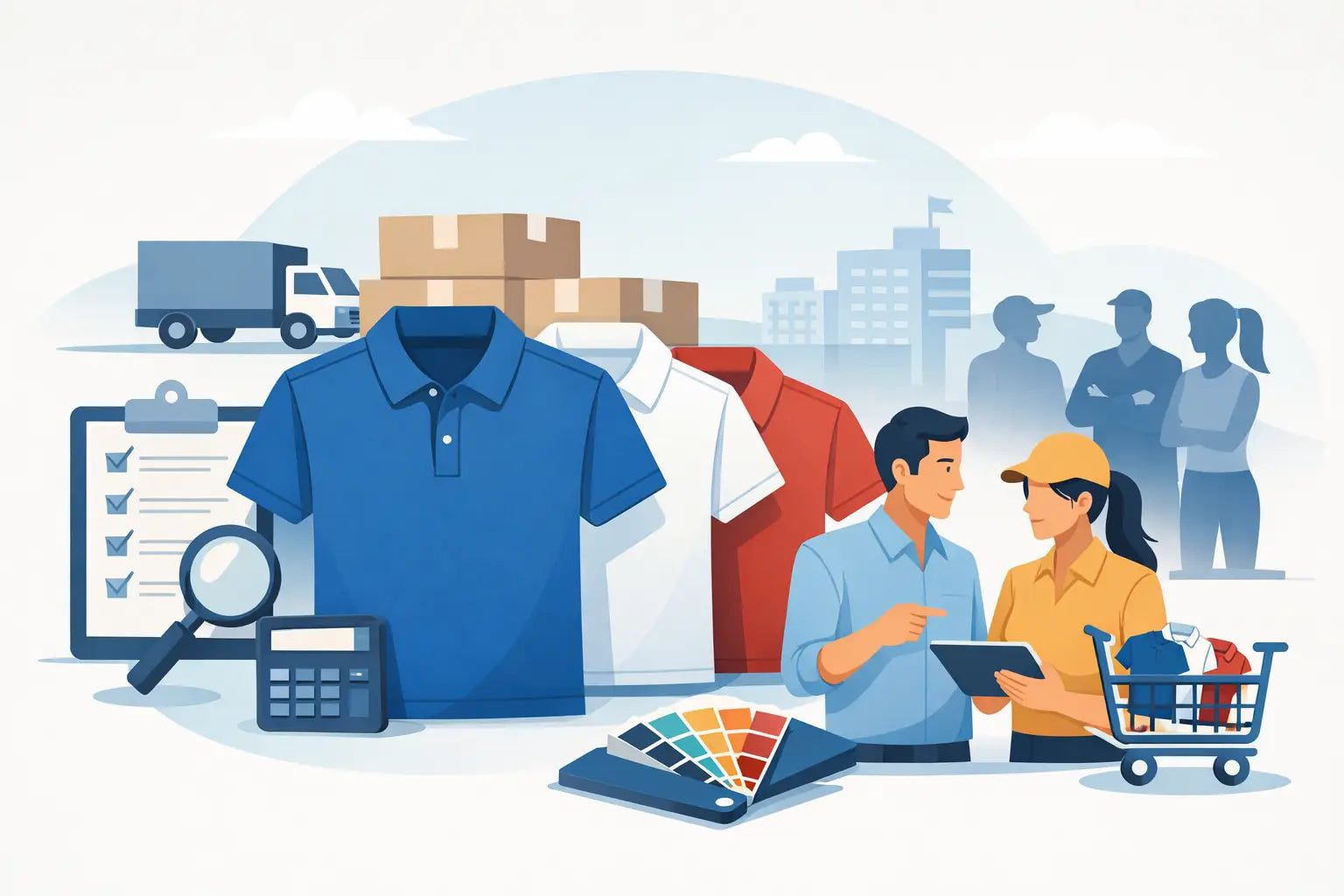 How to Buy Bulk Polo Shirts for Teams and Work