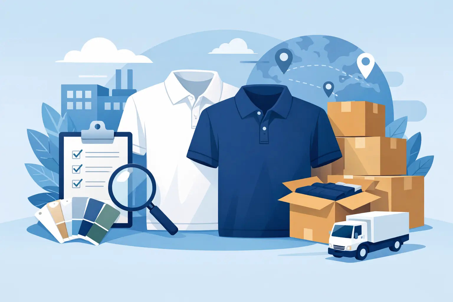 How to Source Blank Polos for Bulk Orders