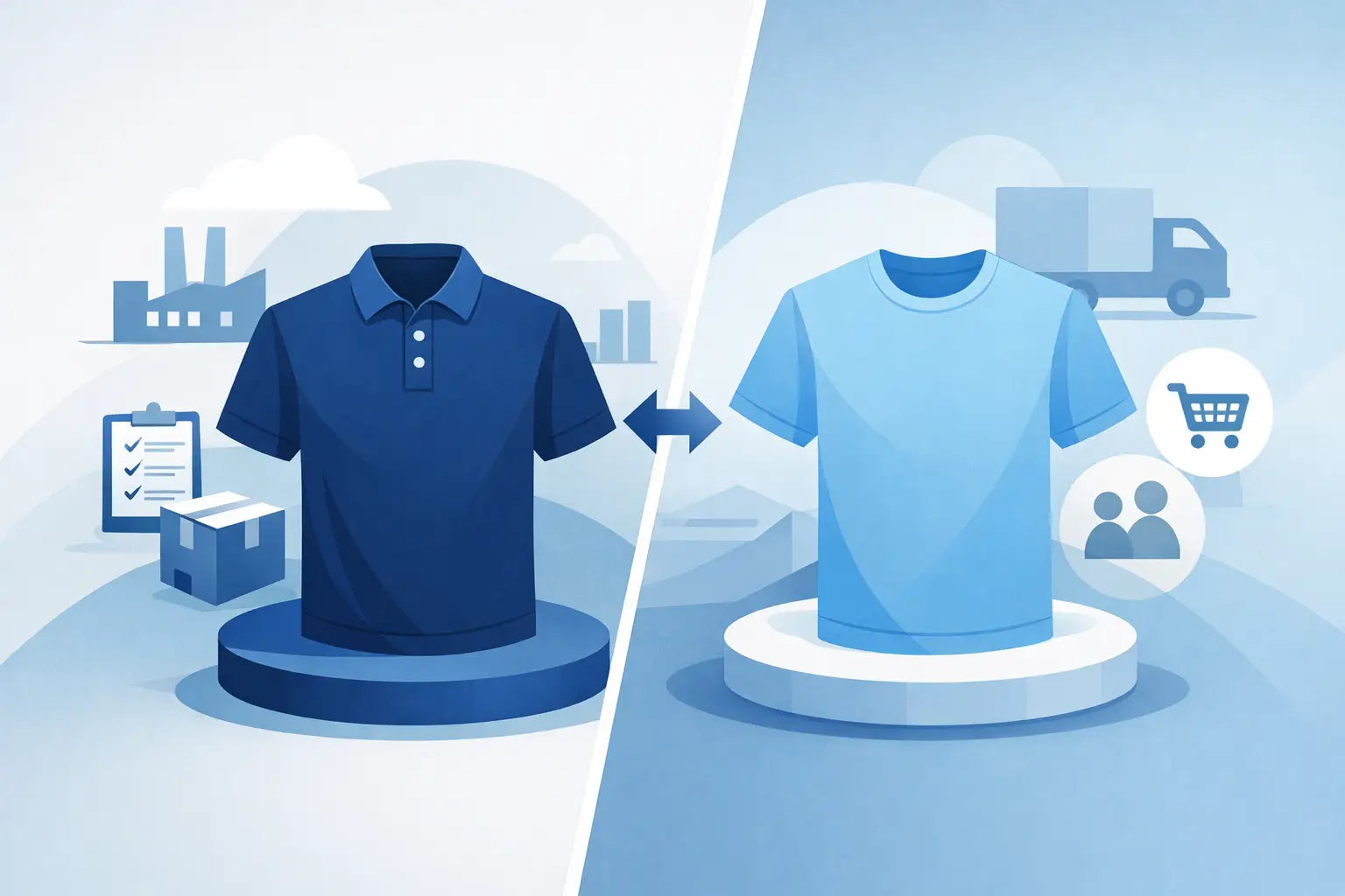Polo Shirts vs T Shirts: Which Fits Your Order?
