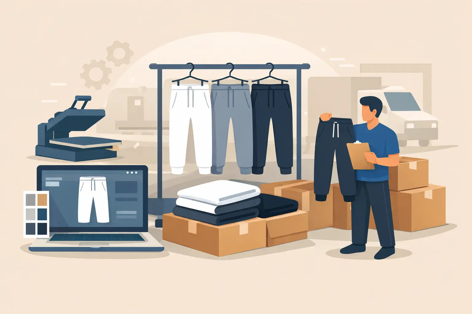 How to Buy Blank Joggers for Printing in Bulk