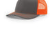 Charcoal/ Neon Orange
