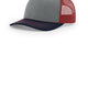 Heather Grey/ Cardinal/ Navy
