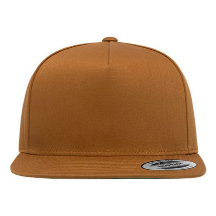 Five-Panel Cotton Twill Snapback Cap