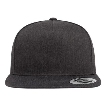 Five-Panel Cotton Twill Snapback Cap