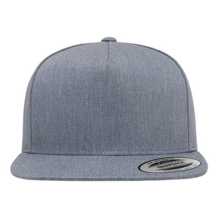 Five-Panel Cotton Twill Snapback Cap