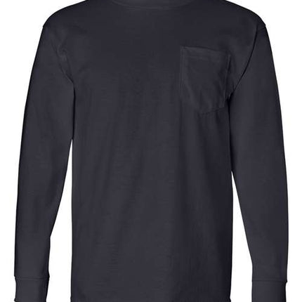 Unisex USA-Made Long Sleeve Pocket T-Shirt