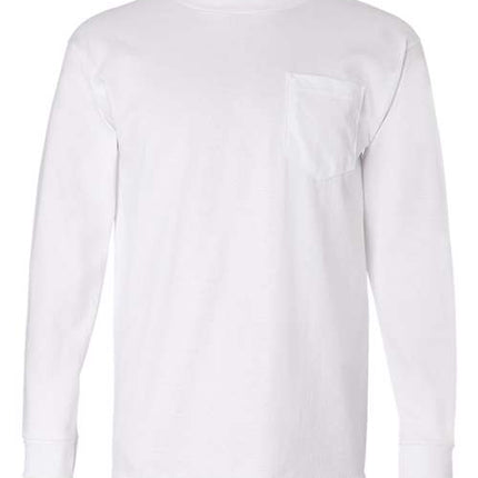 Unisex USA-Made Long Sleeve Pocket T-Shirt