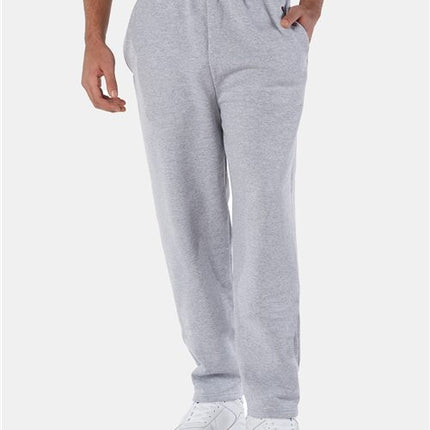 Unisex Powerblend® Open-Bottom Sweatpants with Pockets