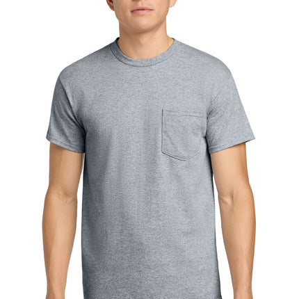 Gildan ®  - Ultra Cotton ®  100% US Cotton T-Shirt with Pocket.  2300