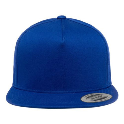 Five-Panel Cotton Twill Snapback Cap