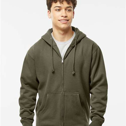 Unisex Heavyweight Full-Zip Hooded Sweatshirt
