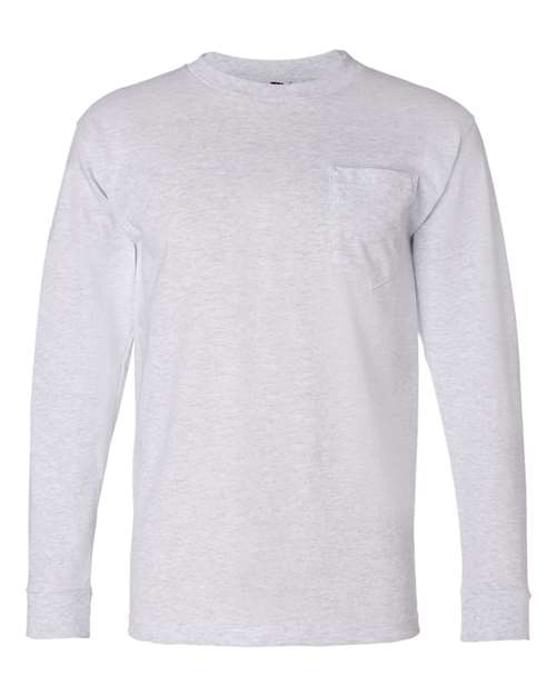 Unisex USA-Made Long Sleeve Pocket T-Shirt