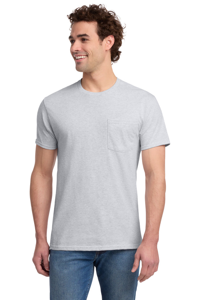 Jerzees ®  -  Dri-Power ®  50/50 Cotton/Poly Pocket T-Shirt.  29MP
