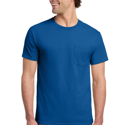 Jerzees ®  -  Dri-Power ®  50/50 Cotton/Poly Pocket T-Shirt.  29MP
