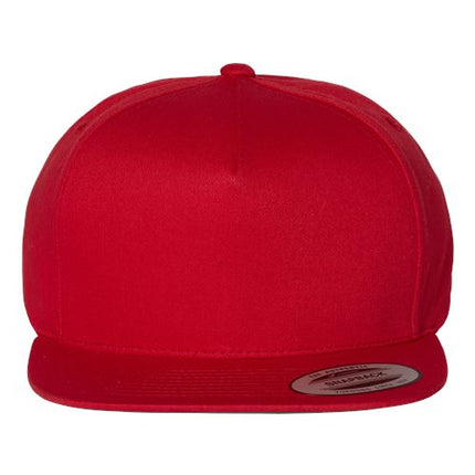 Five-Panel Cotton Twill Snapback Cap