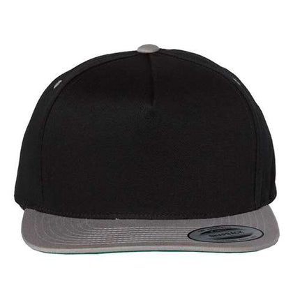 Five-Panel Cotton Twill Snapback Cap