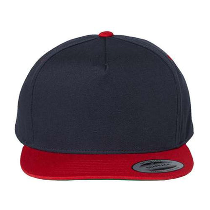 Five-Panel Cotton Twill Snapback Cap