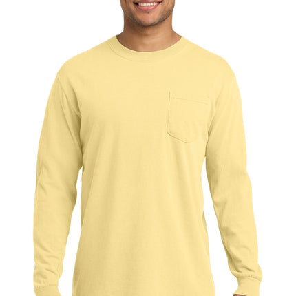COMFORT COLORS  ®  Heavyweight Ring Spun Long Sleeve Pocket Tee. 4410