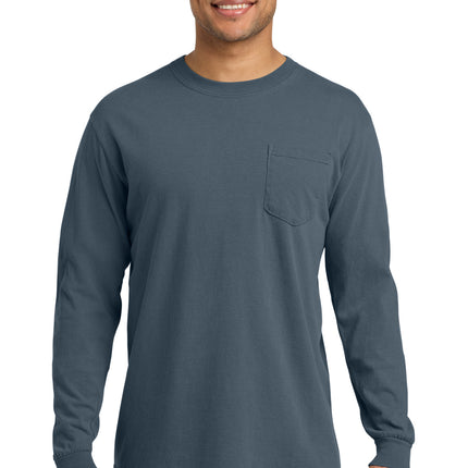 COMFORT COLORS  ®  Heavyweight Ring Spun Long Sleeve Pocket Tee. 4410