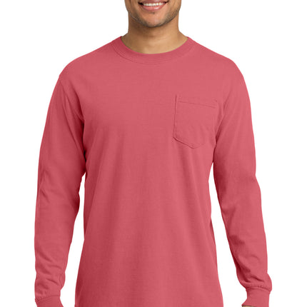 COMFORT COLORS  ®  Heavyweight Ring Spun Long Sleeve Pocket Tee. 4410