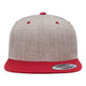 Heather Grey/ Red