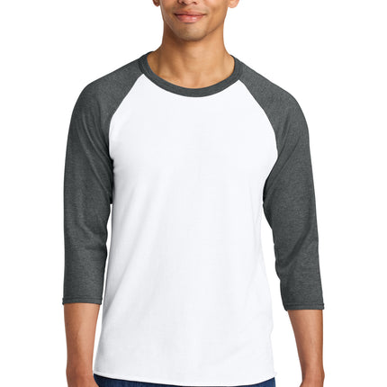 Jerzees ®  Unisex Premium Blend Combed Ring Spun 3/4-Sleeve Raglan 560R