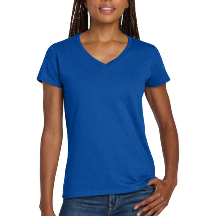 Gildan ®  Women's Heavy Cotton ™  100% Cotton V-Neck T-Shirt. 5V00L