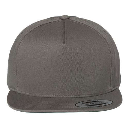 Five-Panel Cotton Twill Snapback Cap