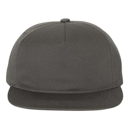 Lightly-Structured Five-Panel Snapback Cap