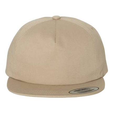 Lightly-Structured Five-Panel Snapback Cap