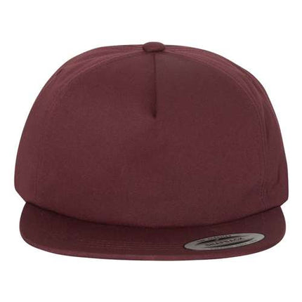 Lightly-Structured Five-Panel Snapback Cap