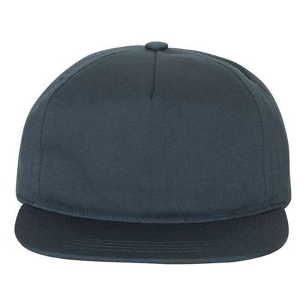 Lightly-Structured Five-Panel Snapback Cap