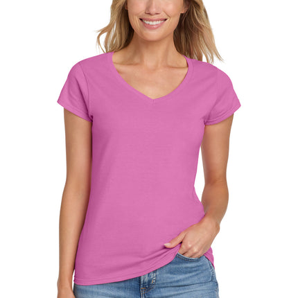 Gildan Softstyle ®  Women's Fit V-Neck T-Shirt. 64V00L