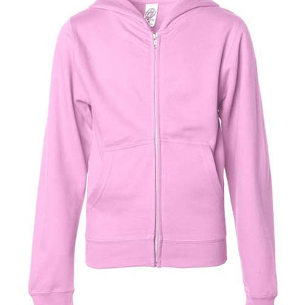 Youth Midweight Full-Zip Hooded Sweatshirt
