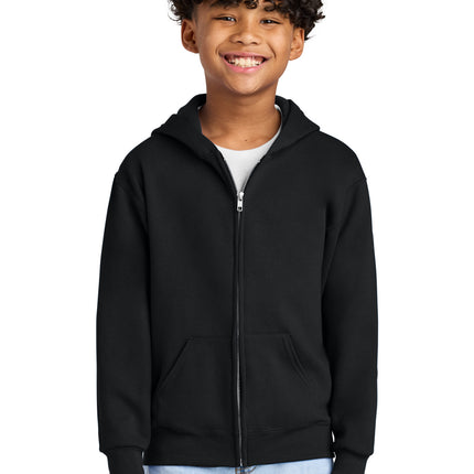 Jerzees ®  - Youth NuBlend ®  Full-Zip Hooded Sweatshirt.  993B