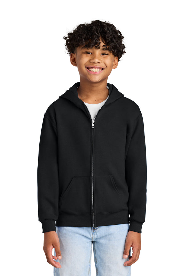 Jerzees ®  - Youth NuBlend ®  Full-Zip Hooded Sweatshirt.  993B