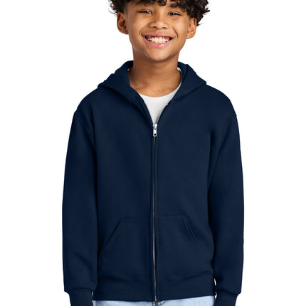 Jerzees ®  - Youth NuBlend ®  Full-Zip Hooded Sweatshirt.  993B