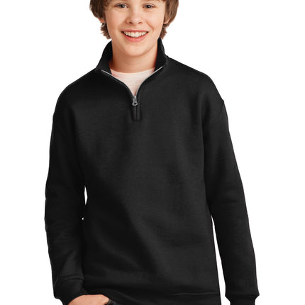 DISCONTINUED  JERZEES ®  Youth NuBlend ®  1/4-Zip Cadet Collar Sweatshirt. 995Y