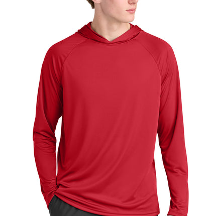 A4 Cooling Performance Long Sleeve Hooded Tee A4N3409