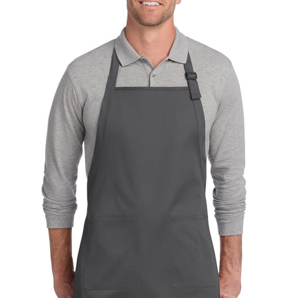 Port Authority  ®  Full-Length Two-Pocket Bib Apron. A600