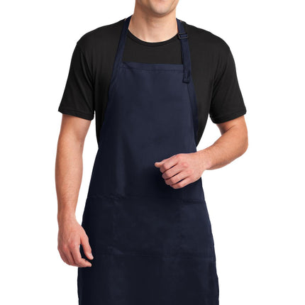 Port Authority ®  Easy Care Extra Long Bib Apron with Stain Release. A700