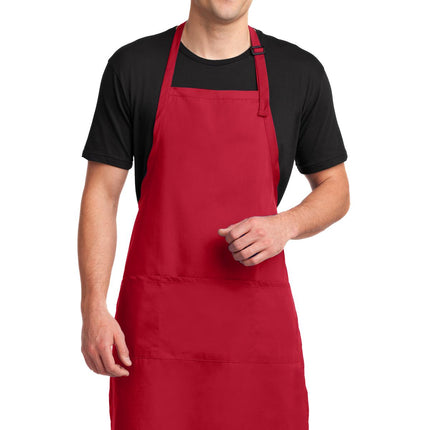 Port Authority ®  Easy Care Extra Long Bib Apron with Stain Release. A700