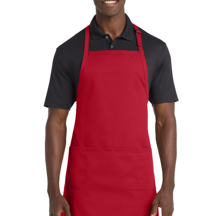 Port Authority ®  Easy Care Extra Long Bib Apron with Stain Release. A700
