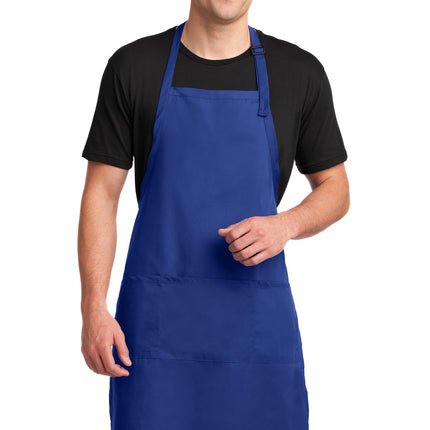 Port Authority ®  Easy Care Extra Long Bib Apron with Stain Release. A700