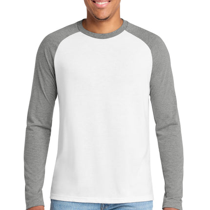 Allmade ®  Unisex Tri-Blend Long Sleeve Colorblock Raglan AL6009