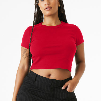 BELLA+CANVAS ®  Women's Micro Rib Baby Tee BC1010