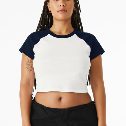 BELLA+CANVAS ®  Women's Micro Rib Raglan Baby Tee BC1201