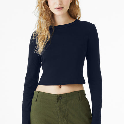 BELLA+CANVAS ®  Women's Micro Rib Long Sleeve Baby Tee BC1501