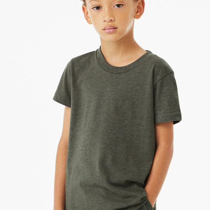 BELLA+CANVAS ®  Youth Heather CVC Tee BC3001YCVC